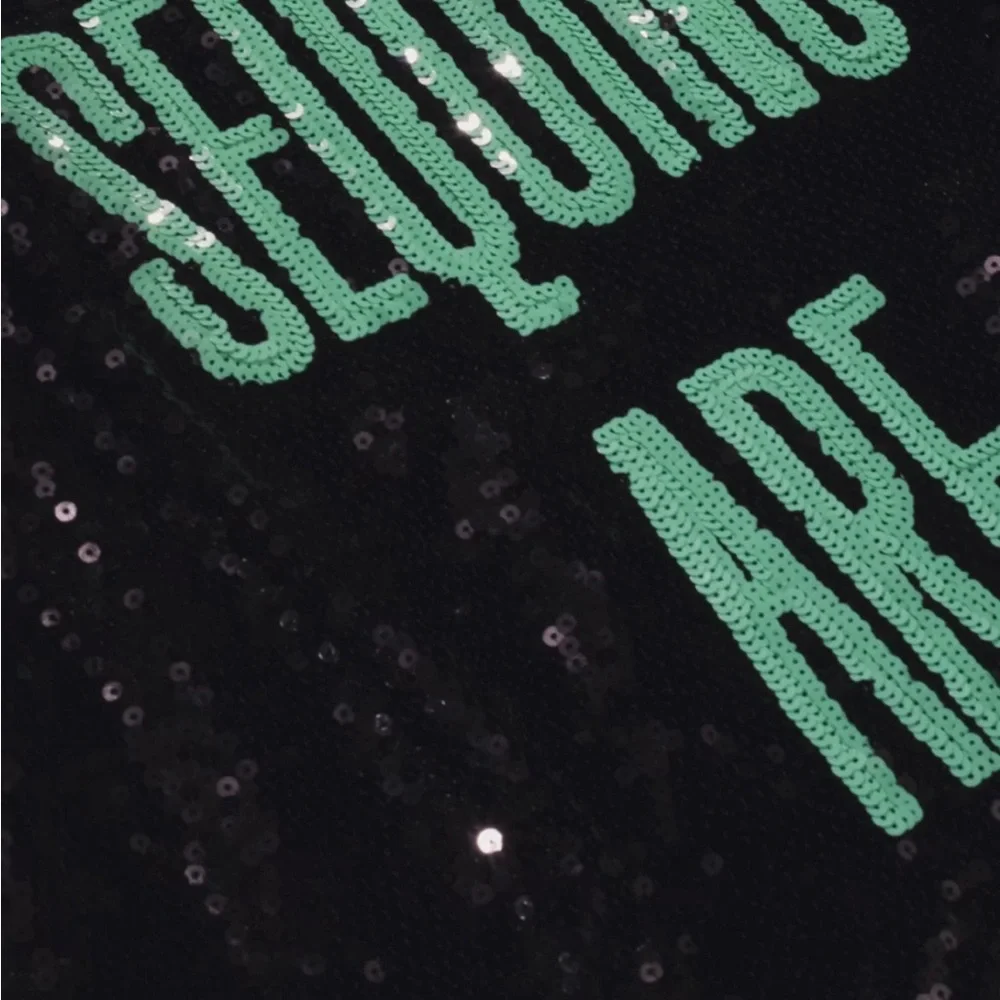 RARE Taylor Swift Sequins Are Forever T-Shirt Dress The Life Of A Showgirl NEW - Picture 3 of 7